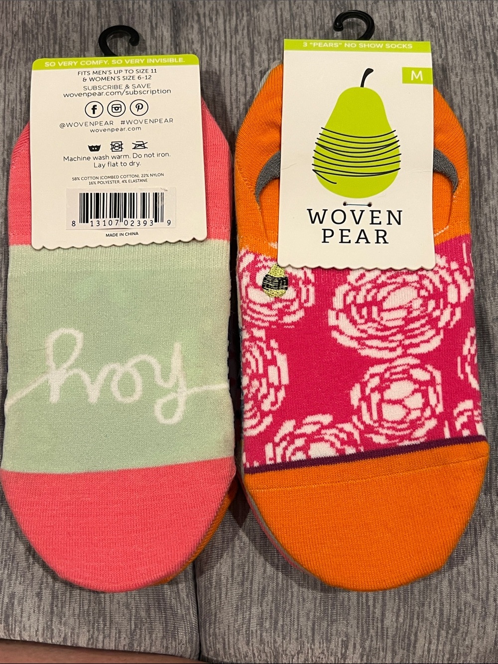No-Show Sock Floral Variety Pack